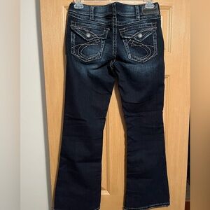 Silver Jeans Women's Boot Cut Jeans - Dark Blue